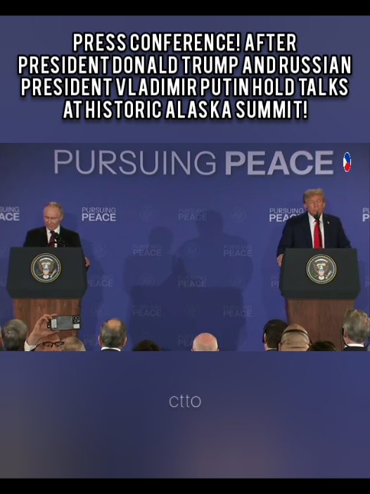 Press Conference! After President Donald Trump and Russian President Vladimir Putin Hold Talks At Historic Alaska Summit! #putin #trump #russia #usa #alaska #alaskasummit #peacetalks #ukraine #meeting #moscow #washington #presidentputin #prestrump #zelensky #war 