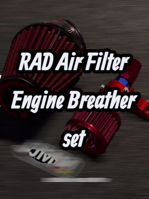 RAD Air Filter Engine Breather set #radairfilterenginebreather #airfilter #airfilterchange #motorparts #motoraccessories 