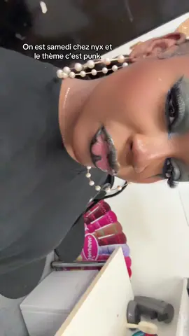 Imaginez mtn j’ai marché comme ça dans la rue😭😂😂😂 #pourtoii #punk #theme #nyxcosmetics #nyxprofessionalmakeup 