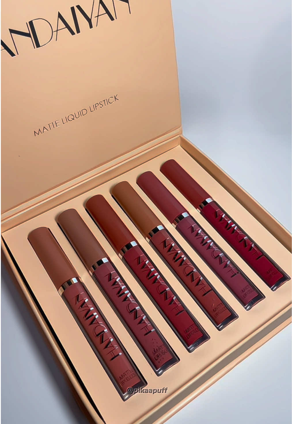 Kalau dapat lagi murah tu rugi sangat tak grab 🙂‍↔️🫵🏻 #handaiyan #handaiyanlipstick #6pcslipsticks #matteliquidlipstick 