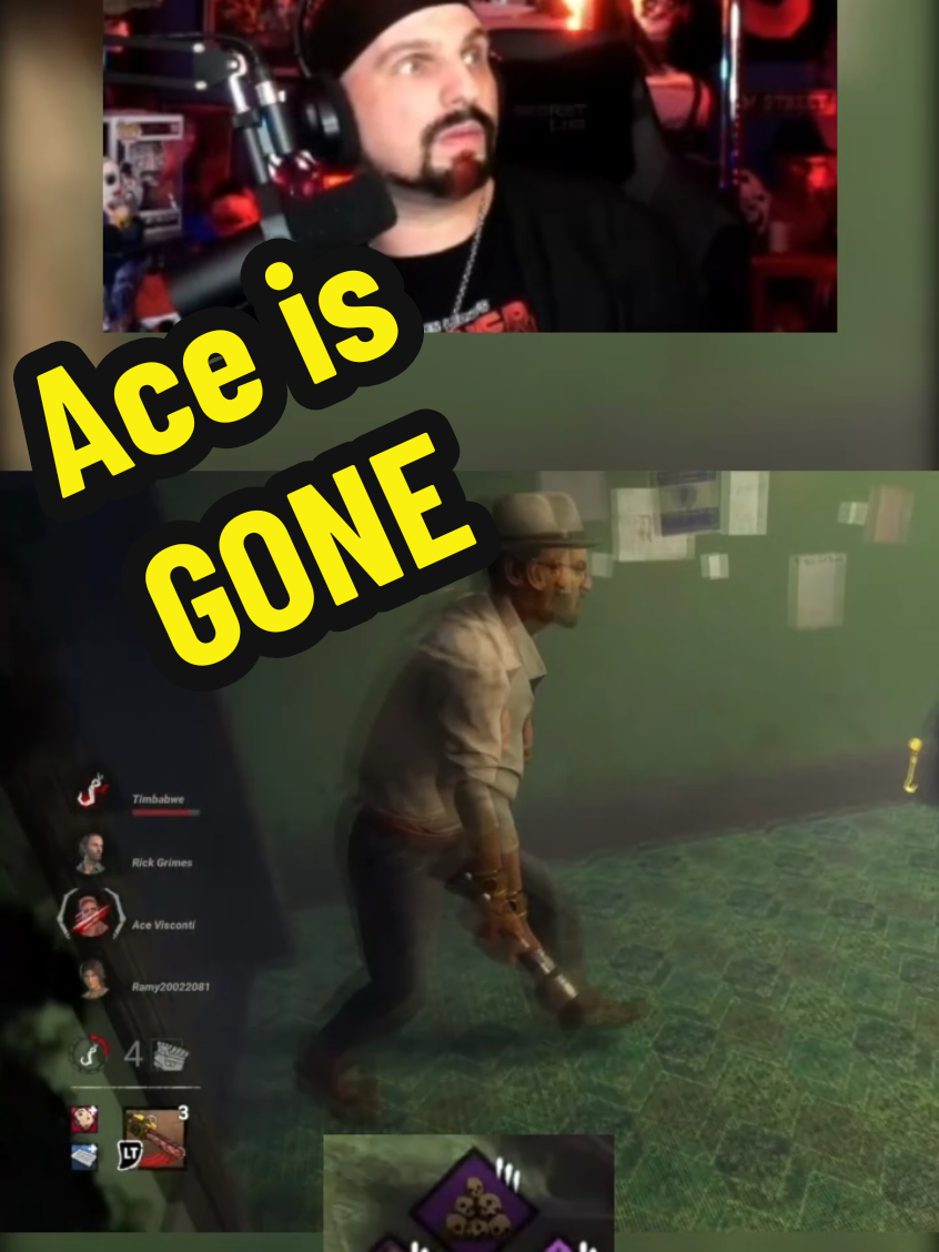 We knocked Ace into the next game  #deadbydaylight #dbd #dbdtiktok #dbdmemes #funny 