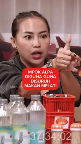 Mpok Alpa diguna-guna sampai disuruh makan 11 melati |sc: Yt Deddy Corbuzier| #mpokalpa #digunaguna #melati #suzanna #kantil 