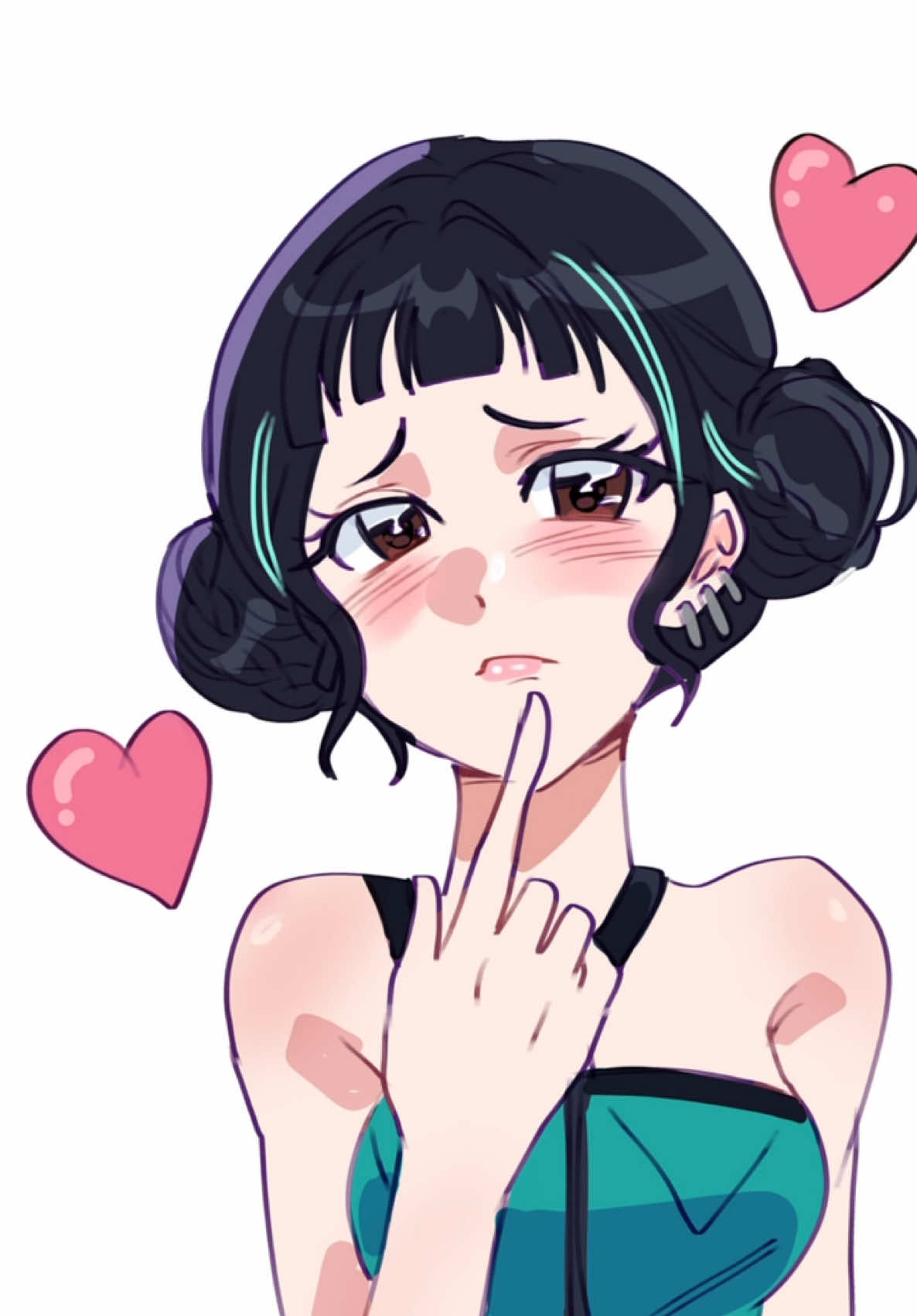 A zoey and mystery fanart #xzyabc #fypシ゚ #relatable #artist #art 