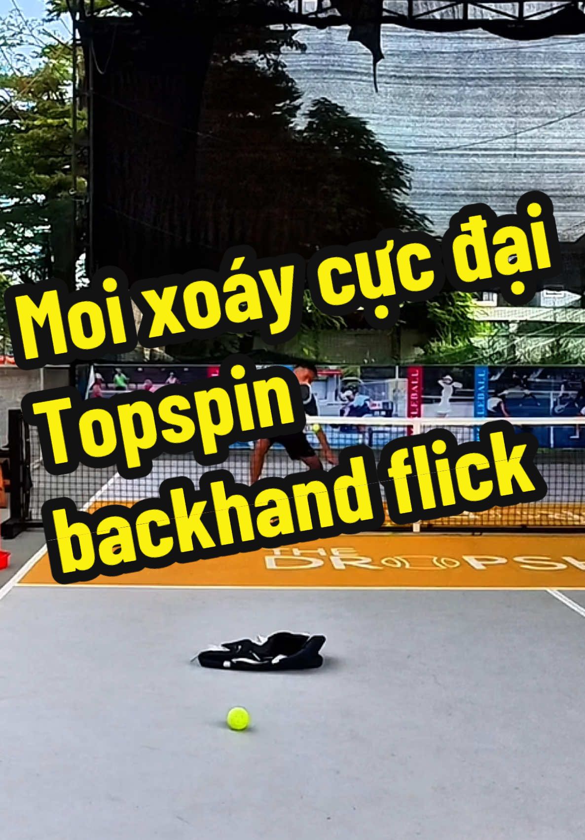 Cách tạo xoáy cực đại cho backhand mới xoáy. #ncyber #phuongphapncyber #pickleball  