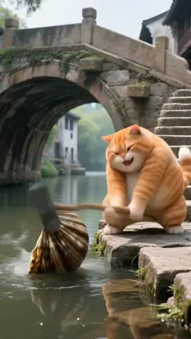 #cartoon #fatorangecat #cutecat 