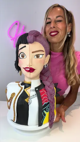 K Pop Démon Hunter cake ! Part 2 Zooooey 🍰🍰🍰 #cake #demonhunter #kpop #zoey #huntrix @Netflix 