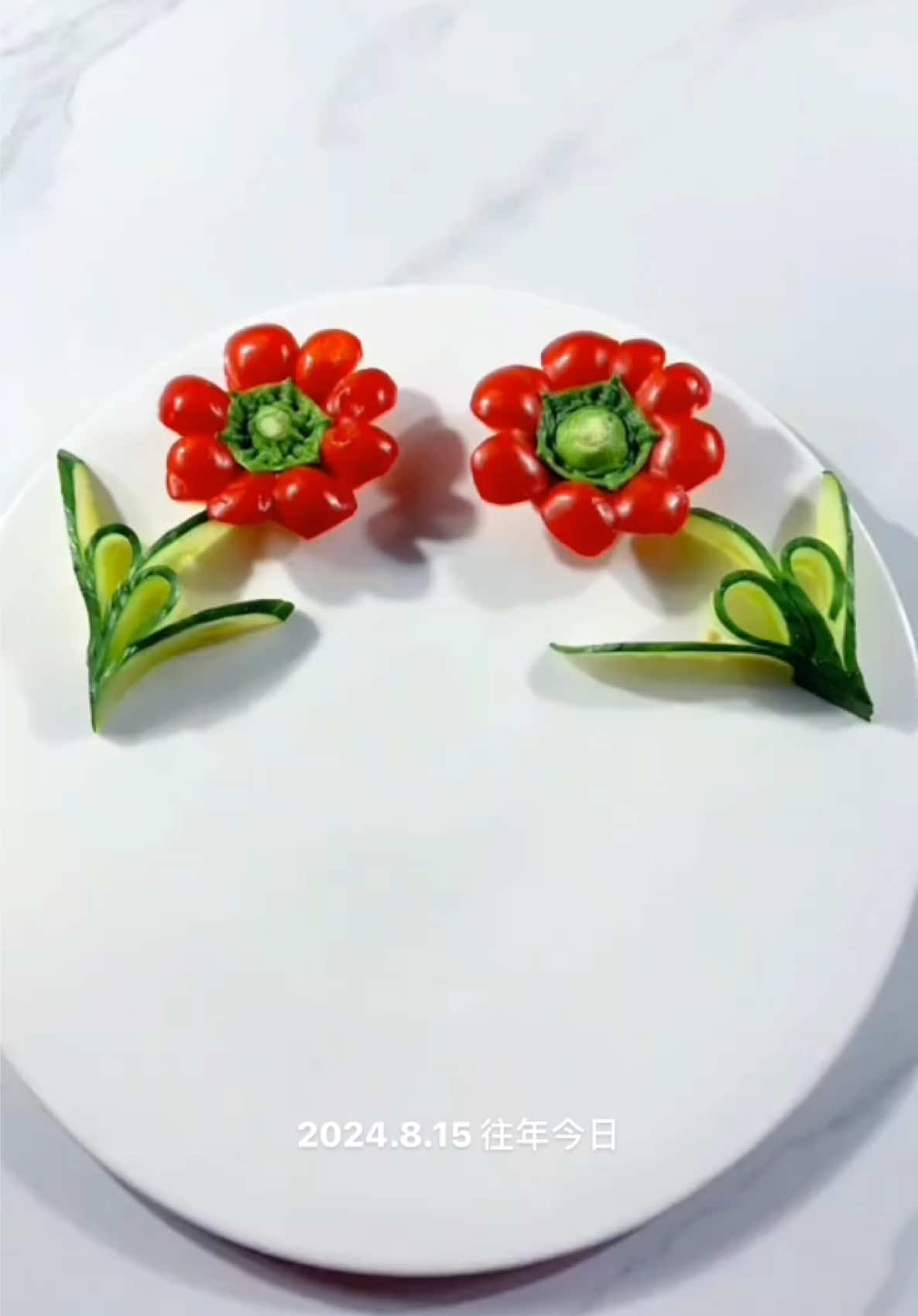 Creative vegetable decoration platter #skills #chef #creative #fruit #amazing 
