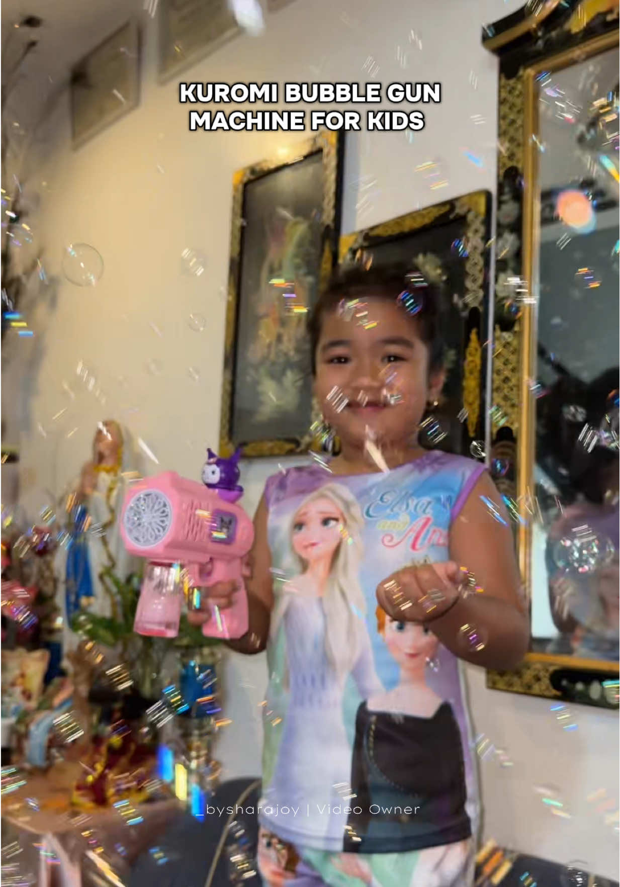 KUROMI BUBBLE GUN MACHINE FOR KIDS ✨ #bubblemachine #bubble #kuromi #kuromitoys #bubblegun 