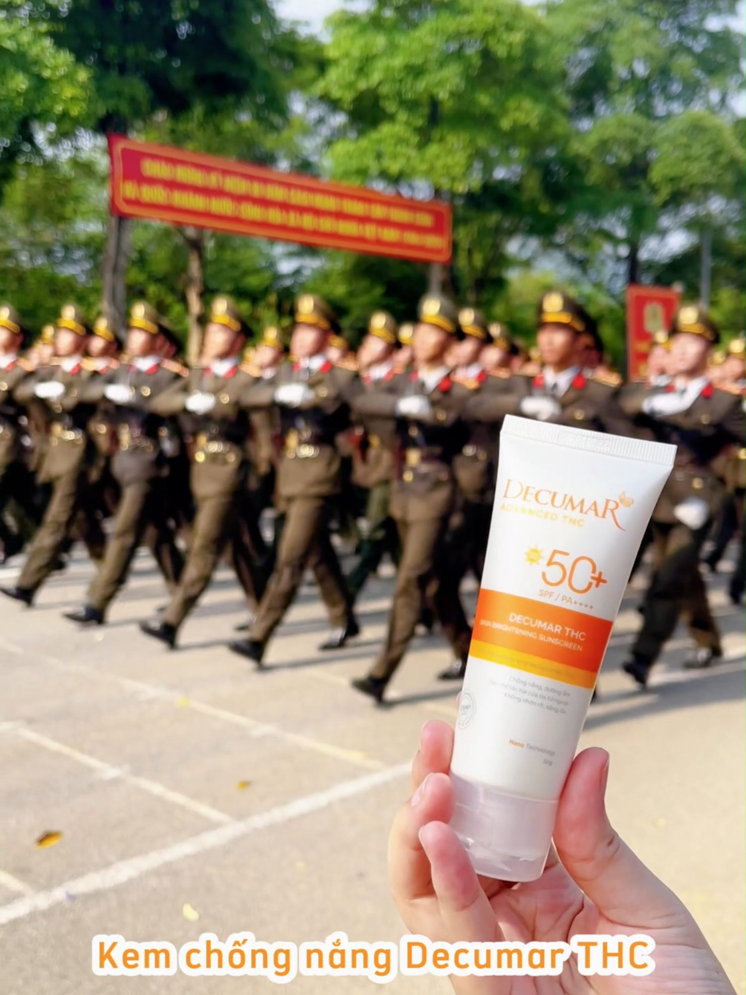 Decumar - Tự hào thương hiệu Việt đồng hành cùng các chiến sĩ A80 #decumar10nam #decumar #skincare #kemchongnang #a80