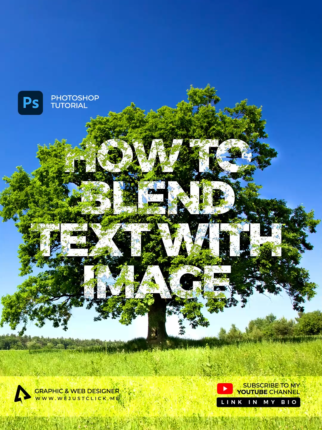 How to Blend a Text with an Image