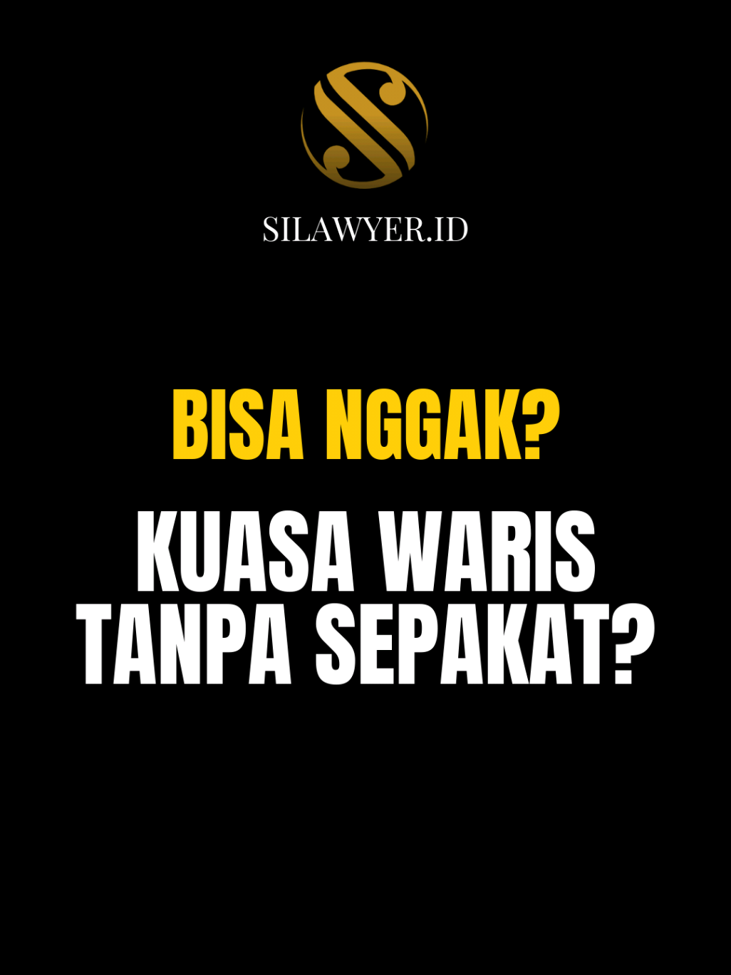Banyak orang bingung ketika mengurus surat kuasa waris, tapi ternyata ada ahli waris yang tidak sepakat. Perlu diingat, surat kuasa waris hanya sah kalau ditandatangani semua ahli waris. Kalau ada yang menolak, jalan keluarnya adalah musyawarah keluarga atau menempuh jalur pengadilan. 👉 Jadi, jangan buru-buru buat surat kuasa waris sebelum semua sepakat ya! #HukumWaris #SuratKuasaWaris #HukumKeluarga #Warisan #EdukasiHukum