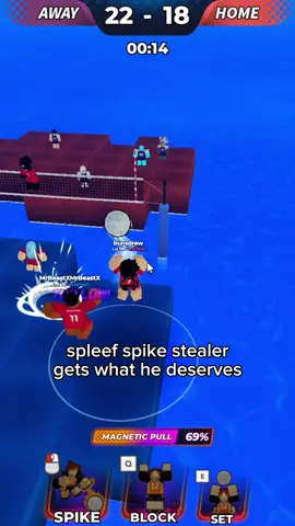 I hate spleef stealers #fyp #volleyballlegends #roblox #viral #funny 