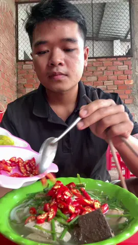Bánh canh bò viên nhoa #ancungtiktok #muckbang 