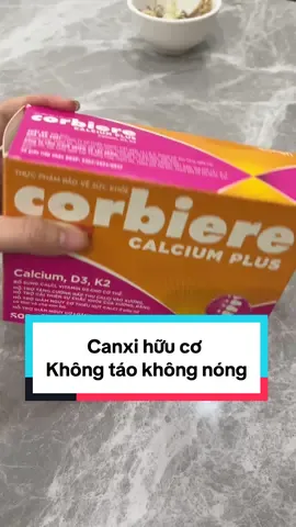 Canxi hữu cơ Corbiere không táo không nóng #canxi #canxisinhhoc #canxihuuco #canxid3 #canxichobabau #30ngaysudungdhccanxi #tapxaykenh #tapxaykenhtiktok #tapxaykenhtoptop #xuhuong #xuhuongtiktok #xuhuong2023 