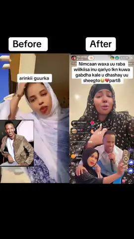 Sorry xiis xarago 🙏.                       #somalitiktok #xiis_xarago #nimcaanhilaac #beforeafter #tik_tok 