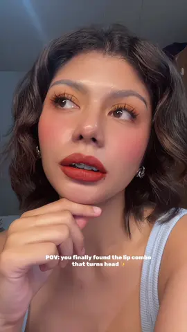 lip combo from @SACE LADY beauty.ph #sacelady2in1lipstick #saceladylipliner #saceladylipcream #mattelipstick #lipstick 