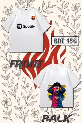 Barcelona Edition 🔥 Premium Drop Shoulder T-shirt 🔥Order Now WhatsApp : 01620717283 #tiktok @TikTok #barcelona #foryoupage #tshirt #dropahoulder