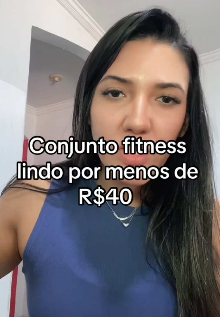Conjunto fitness por menos de 40 reais!! #conjuntofitness #Fitness #modafitness #roupadeacademia #tiktokshop 
