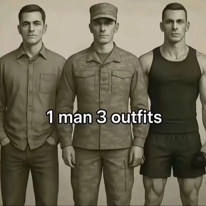 #1man3outfits 