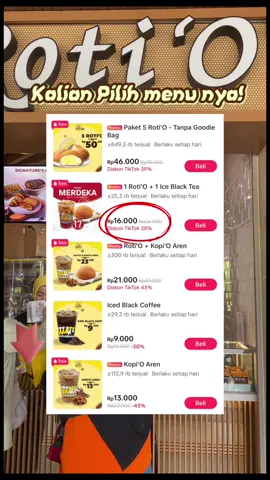 Buruannn ambil voucher nya sebelum kehabisan, ikuti cara di atas yaaa🤩 #roti #rotio #promomakanmerdeka #hdagomakanmerdeka #jember24jam 