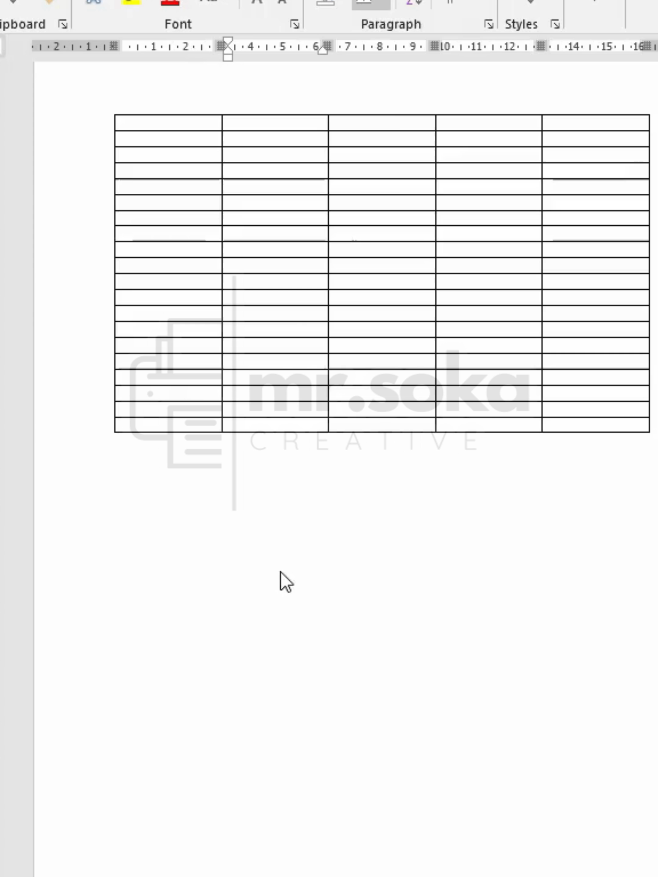 caramudahdan caracepatmengatur ukuran baris pada tabel di Microsoft Word#tutorialkomputerpemula #tutorialwordpemula #fypシ゚