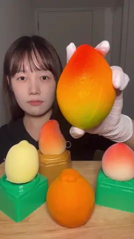 Fruit dessert🍑🍊🍋🥭 과일모양 디저트 먹방! #mukbangeatingshow #eatingasmr #먹방 
