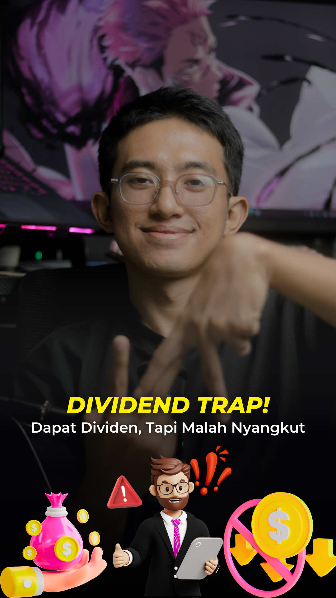 Suka ngehitungin dividen dari saham yg kalian beli? Hati2 jangan sampai terkena yang namanya DIVIDEN TRAP!? Apa itu Dividen Trap!? Yuk simak video berikut! *Part 2 #NoMargin #NoLeverage ________________________________________ JOIN GRUP TELEGRAM GRATIS SEKARANG! Link di Bio! #dividentrap #sahamindonesia #tradingtips 