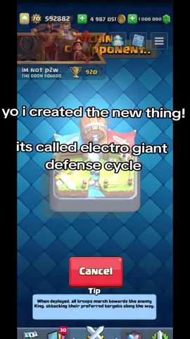 dont worry im play playground roayle that's why im so low. #viral #fyp #clashroyale
