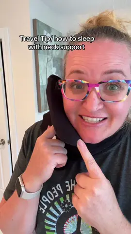 This travel pillow helps my neck so much when traveling long distance- got one for my son and had to get another one for myself! It supports the head so you can sleep anywhere and fee comfortable and not have neck pain. Comes with a nice bag with a hook to hang on your backpack or whatever you travel with. #traveltips #travelpillow #pillowfortravel #necksupport #airplanepillow 