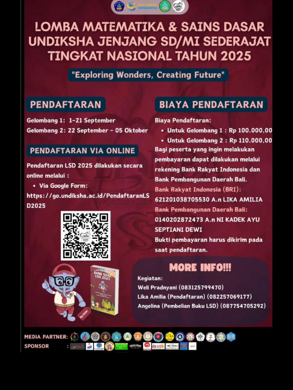 Ayo tunjukan kemampuanmu!! Nama: I Gusti Ngurah Putu Dharma Ardhyana No.Urut: 13 Kelompok: Valensi Jurusan: Kimia Prodi: Pendidikan Kimia @bemfmipaundiksha  #VALENSI  #GAMA2025  #PROBIGAMA2025  #PERWIRASATU  #BEMFMIPAUNDIKSHA