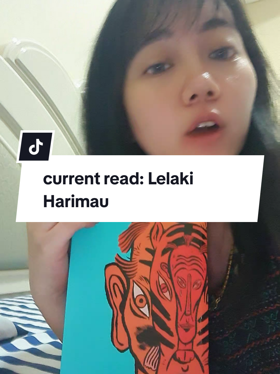 Baru mulai baca Lelaki Harimau kemarin, semoga malam ini selesai! #booktokindonesia #readersofbooktok #lelakiharimau 