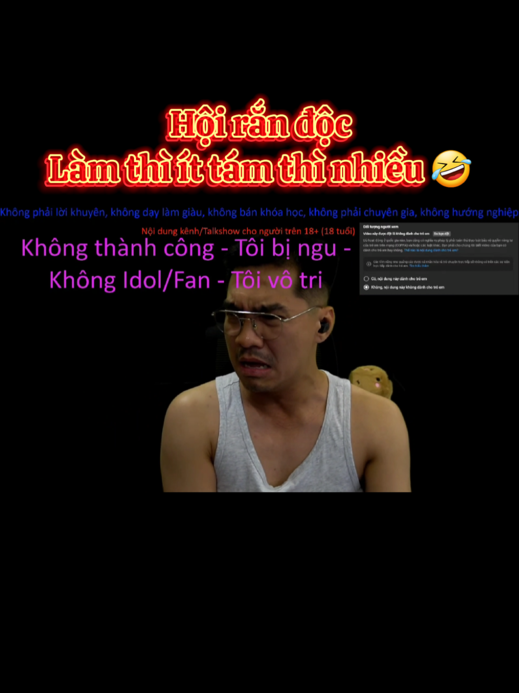 Hội rắn độc. Làm thì ít tám thì nhiều 🤣  #pewpewfunnymoment #pewpew #pewnoy 