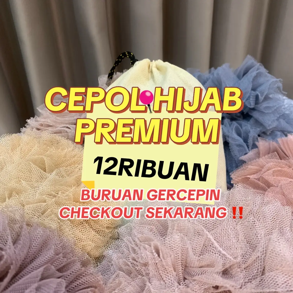 #cepolhijab #cepolantipusing #belilokal #scrunchies #cepolanhijab 