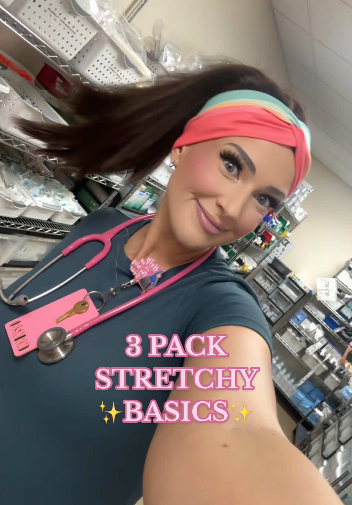 Just found the perfect basic tee for 12-hr shifts, workouts, AND school drop-offs 💪💗 #basictee #tshirt #nursesoftiktok #nurselife #nurse 