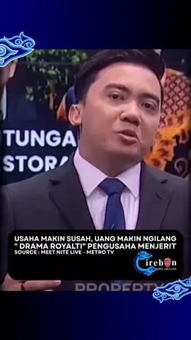 Usaha makin susah, uang makin ngilang, masa tarif royalti tetap ngebut kaya motor rem blong dijalan turunan. Sc : Meet Nite Live - Metro TV #pengusaha #suararakyat #viral #fyp #sorotan 