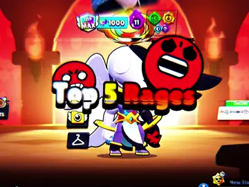 TOP 5 BEST RAGES🤬😂 #brawlstars #edit #brawlstarstiktok  ps: i wanted to put iKaoos first but i didn’t found a good clip.