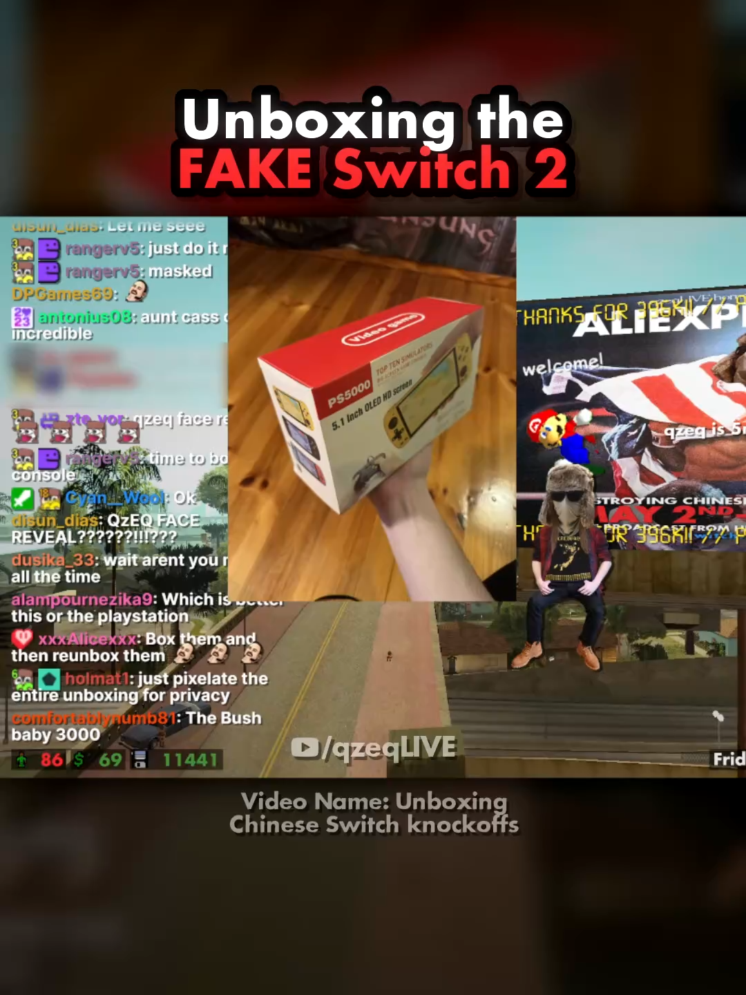Unboxing a FAKE SWITCH 2 😭 #qzeq #nintendo #switch2 #gaming #funny