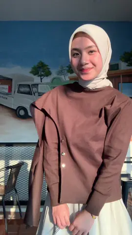Feeling classy and confident in @Dippew🤎🤎 Perfect for both formal events and casual hangouts🥂 #fyp #fypシ #ootdhijab #ootdinspo 
