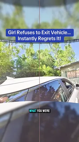 Girl Refuses to Exit Vehicle… Instantly Regrets It! #cops #copsoftiktok 
