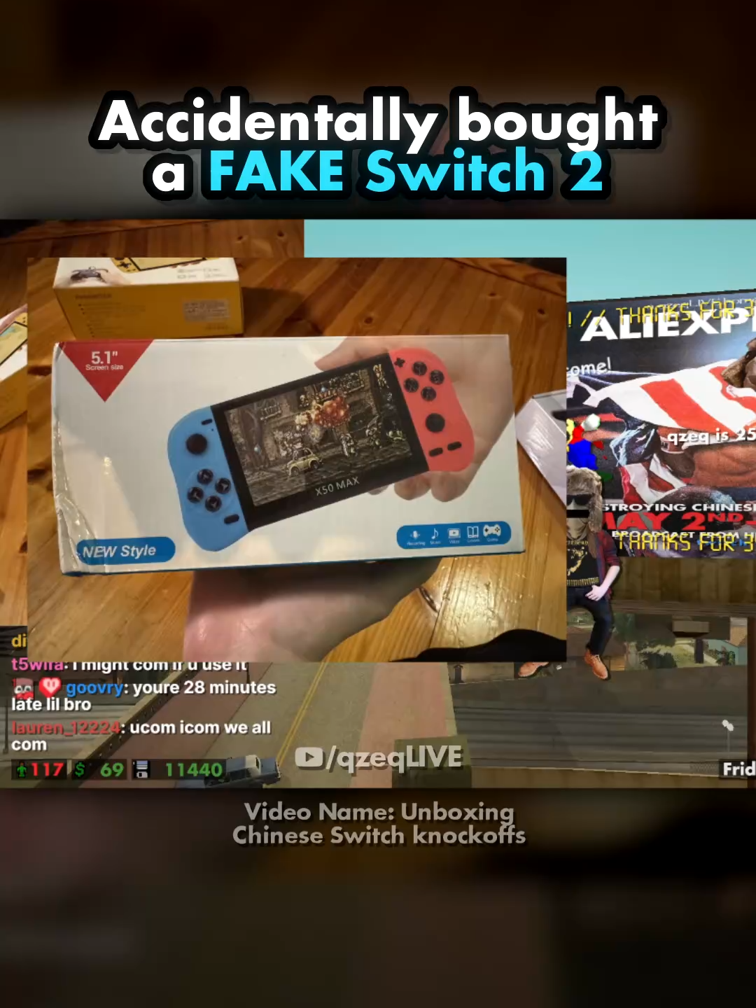 The FAKE Switch 2 💀 #qzeq #nintendo #switch2 #gaming #funny
