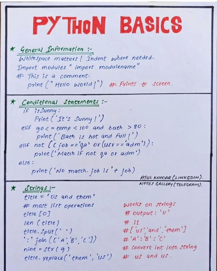 #PythonBasics  #LearnPython  #PythonCoding  #PythonProgramming  #PythonTips 