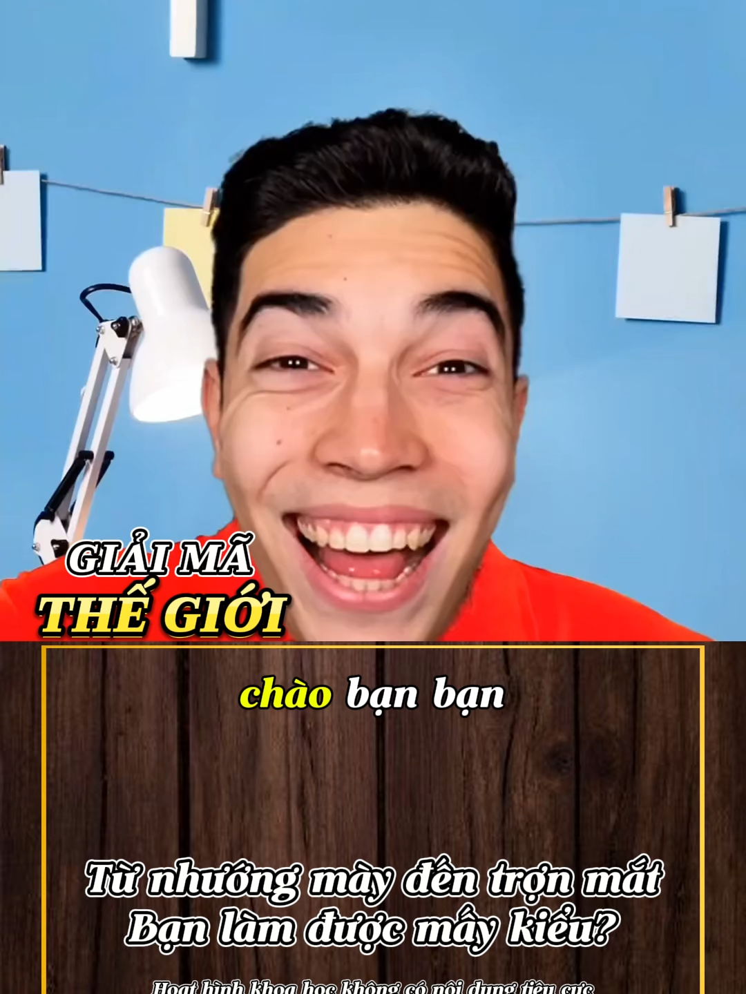 Từ nhướng mày đến trợn mắt bạn làm được mấy kiểu?#LearnOnTikTok #kienthucthuvi #kienthuc #fyp #khampha #khamphathegioi #xh #khoahoc