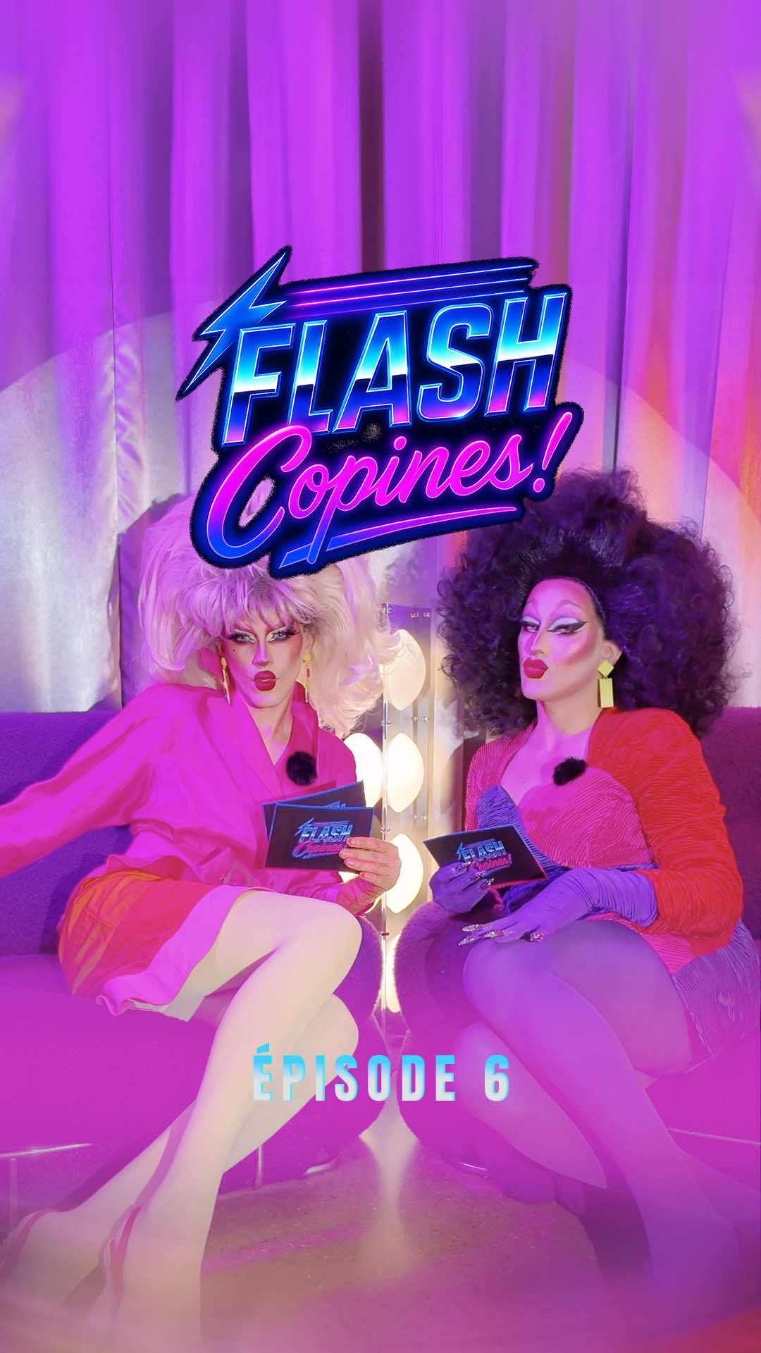 ÉPISODE 6 ! 🍿🍿🍿🍿🍿🍿 Installez-vous confortablement : Votre nouveau rendez-vous préféré du samedi débarque : C’est Flash Copines ! Chaque semaine, Rose & Punani débriefent @Drag Race France All Stars ! Au programme : Des potins ? ✔ Des looks ? ✔ Des crises de rires entre copines ? ✔✔ Des jugements pas demandés ? ✔✔✔ Le tout 0% objectivité – 100% peps. Le journal que personne n’a demandé…mais que tout le monde regarde ! Tous les samedis. Même heure. Même blush. Merci à @Back Market 🇫🇷 pour l’accueil et d’offrir une alternative éco-responsable et économique aux produits neufs tout en prolongeant leur durée de vie !  #roseandpunani #drag #dragqueen #fashion #dragfrance