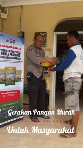 Gerakan Pangan Murah Polsek Balong  Part 2 #balong #ponorogo24jam #polri #foryoupage 