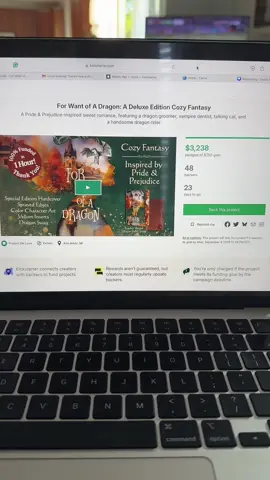 Kickstarter Update! Thank you so much for supporting this project. 😍😍😍📚