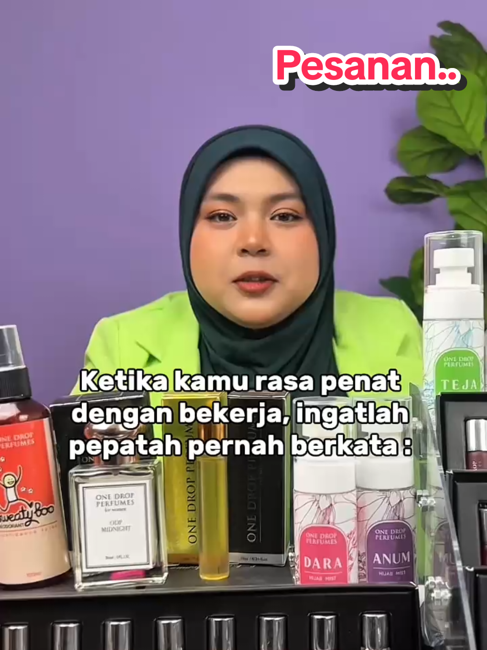 Jelas? Teruskan berjuang.  #onedropperfumes #minyakwangi #dupeparfum #perfumetiktok #inspiredperfume 