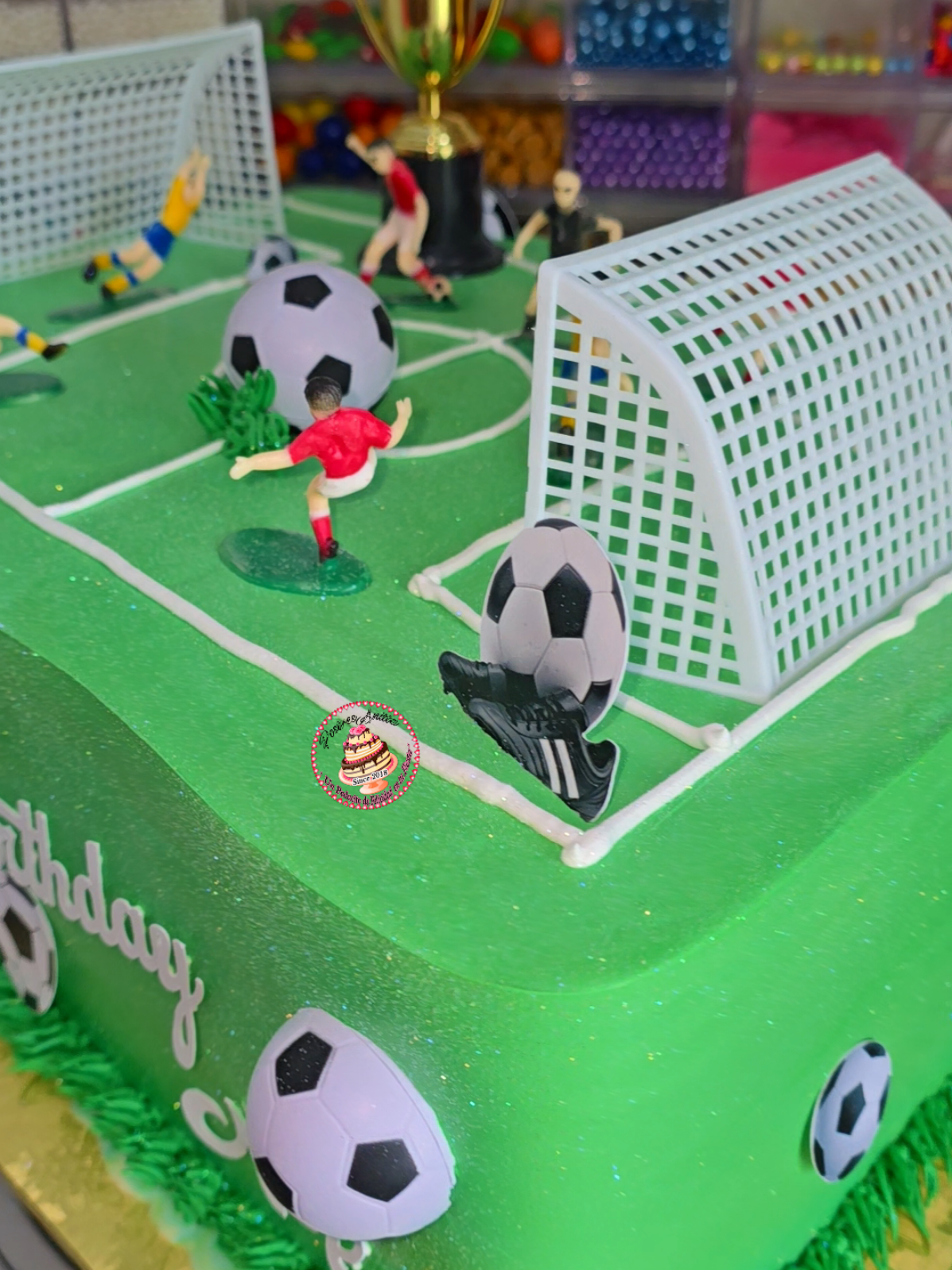 Soccer  Cake Cancha Pastel  #fyp #Soccer 