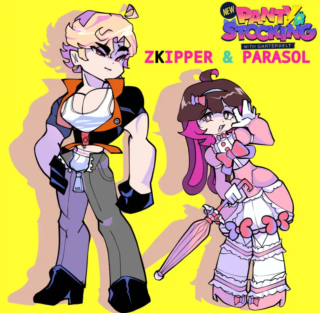 If you guys wanna know more about these characters be sure to check out my profile as well as @✮ — keith ⠄⁺ ₊ ° ˖'s  profile who owns the character PARASOL I only own ZKIPPER #pswg #pantyandstocking #stockinganarchy #ocpswag #OCart 