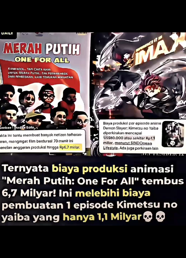 biaya nya kebanyakan yang di korupsi sih🤭 #anime #animeedit #demonslayer #kimetsunoyaiba #merahputih #oneforall #100k #fyp 