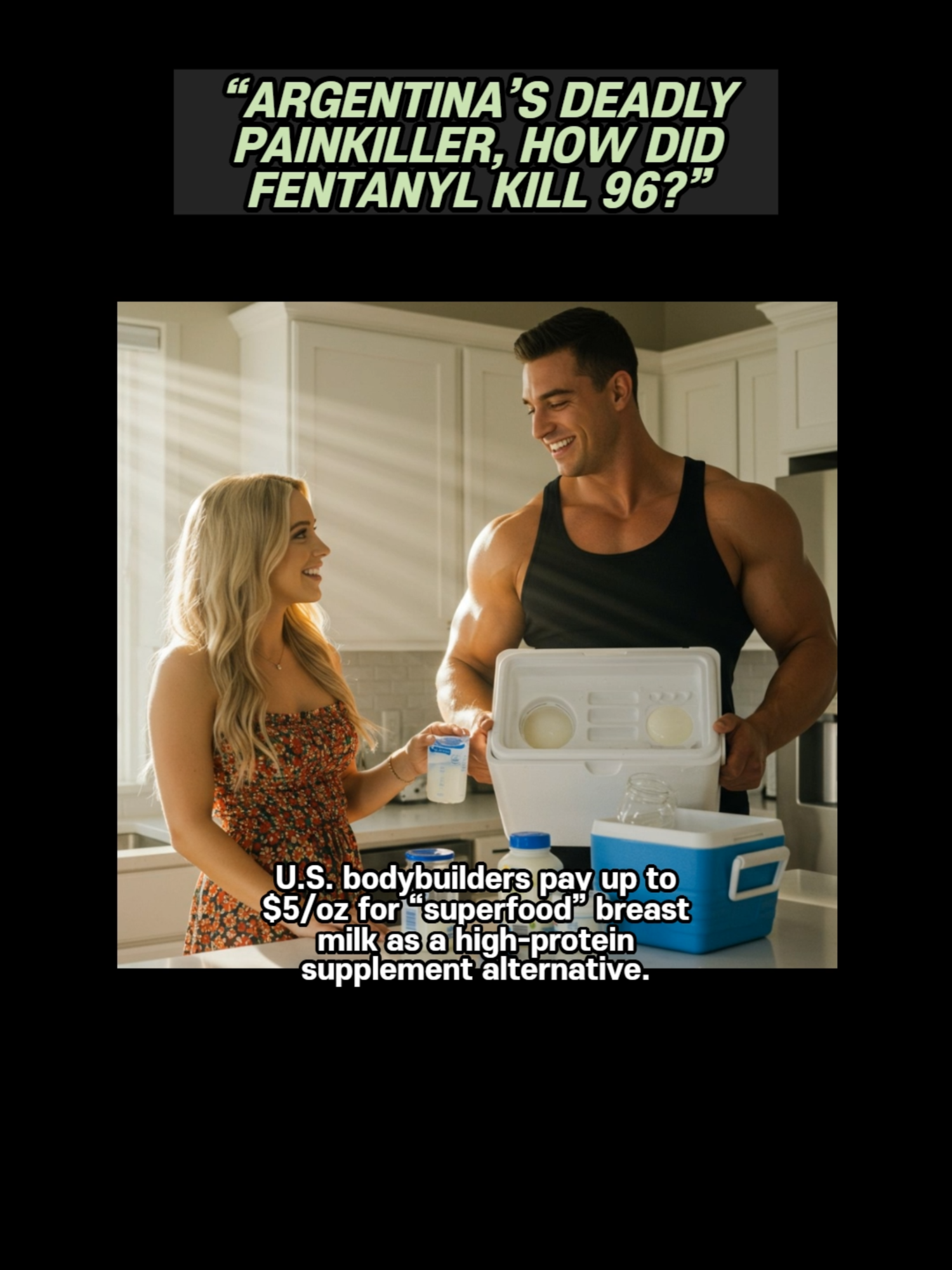 💪“Muscle Lovers’ New Obsession: Breast Milk for Gains?!” 🟥Share this video with someone who comes to mind right now.🟥 A growing number of U.S. bodybuilders buy breast milk at premiums, often $3–5/oz, hoping for unique gains. Sellers can earn thousands monthly. Experts warn there’s no evidence of muscle benefit, and risks like infection abound. The market is booming, but science and safety lag behind. #BreastMilkMarket #FitnessTrends #BodybuildingMyths #NutritionHype #ViralNews